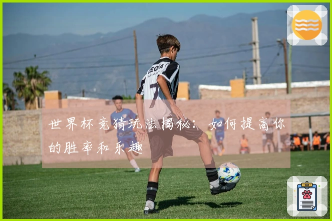 世界杯竞猜玩法揭秘：如何提高你的胜率和乐趣