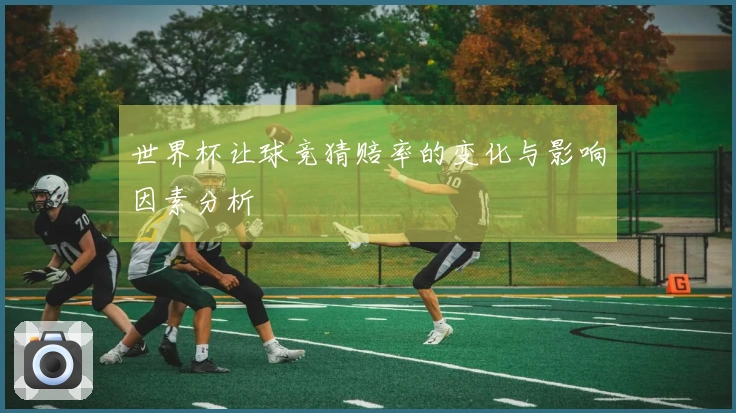 世界杯让球竞猜赔率的变化与影响因素分析