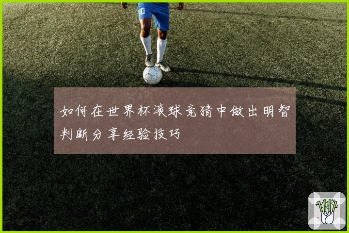 如何在世界杯滚球竞猜中做出明智判断分享经验技巧